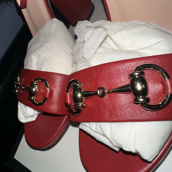 Gucci Block Heel Sandals - Picture 8 of 9